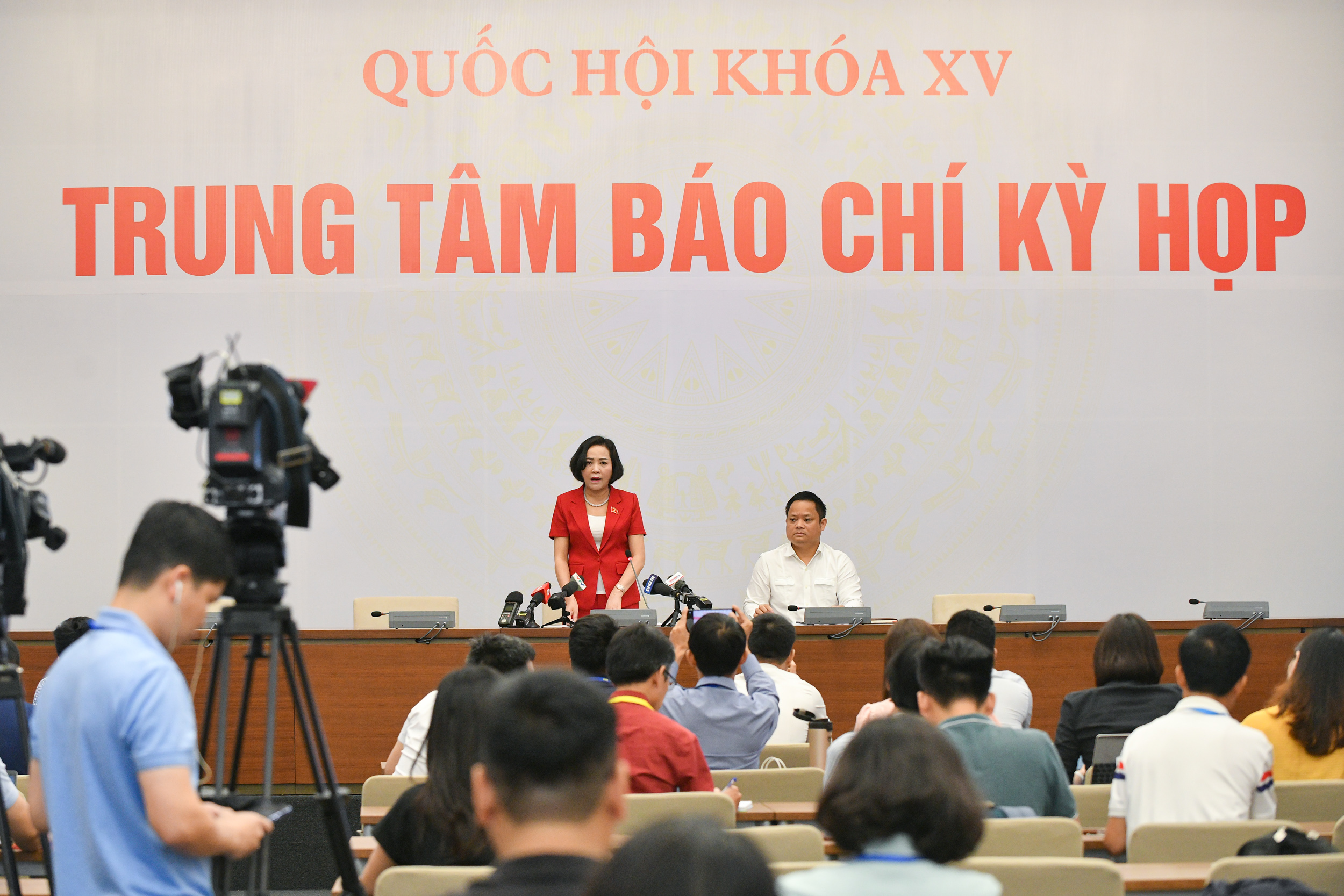 Trưởng Ban Công tác đại biểu Quốc hội Nguyễn Thị Thanh thông tin về công tác nhân sự tại Kỳ họp thứ 3, Quốc hội khóa XV.