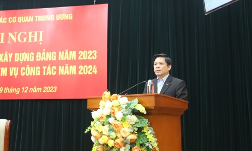 Đảng bộ Khối Các cơ quan Trung ương tổng kết công tác năm 2023, triển khai nhiệm vụ năm 2024