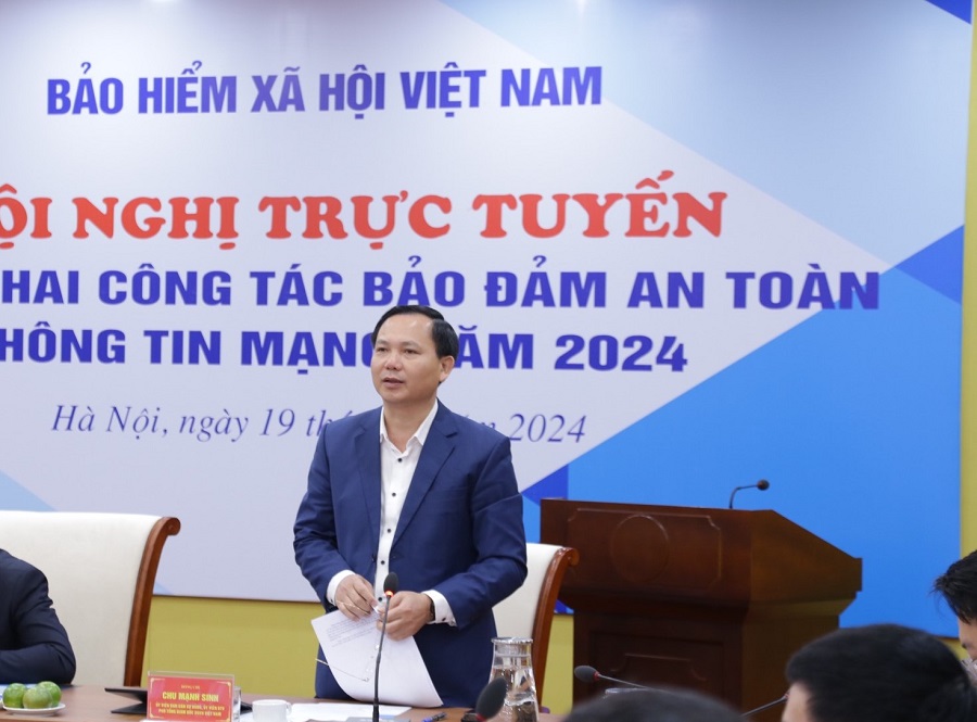 Phó TGĐ Chu Mạnh Sinh phát biểu tại hội nghị