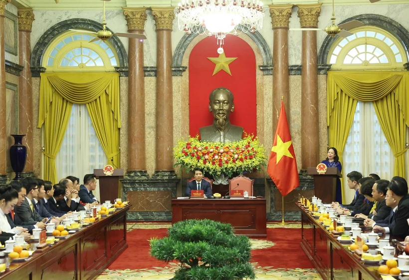 Quyền Chủ tịch nước Võ Thị Ánh Xuân gặp mặt Hội Doanh nhân Trẻ Việt Nam
