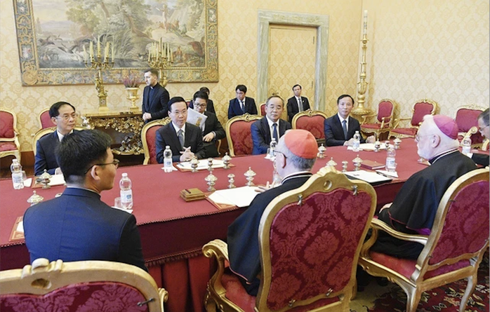 Nhân dịp Chủ tịch nước Võ Văn Thưởng thăm Tòa thánh Vatican ngày 27-7-2023, hai bên chính thức thông báo về việc Chính phủ Việt Nam và Tòa thánh đã thông qua 