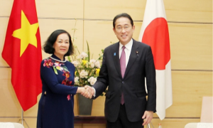 Thường trực Ban Bí thư làm việc với các lãnh đạo cấp cao của Nhật Bản