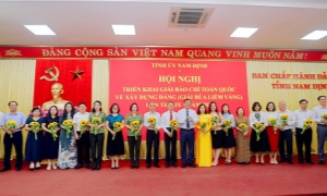 Nam Định phát động hưởng ứng Giải báo chí toàn quốc về xây dựng Đảng lần thứ IX - năm 2024