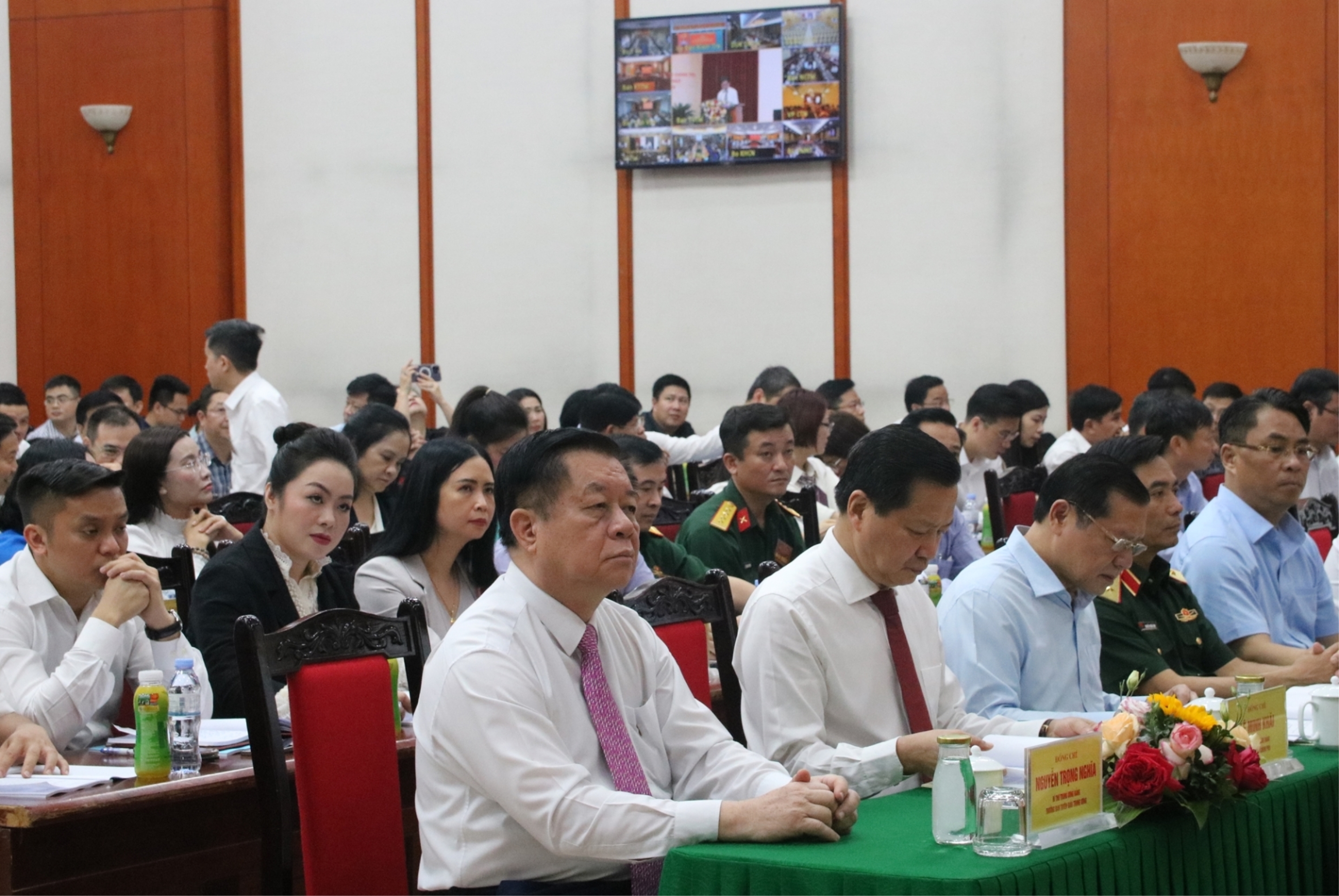 Các đại biểu dự hội nghị tại điểm cầu Ban Tuyên giáo Trung ương.