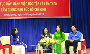 Đảng bộ Bình Dương đẩy mạnh việc làm theo tấm gương Bác Hồ