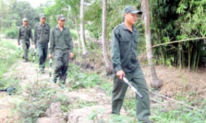 Chuyển biến mới trong công tác kết nạp đảng viên trong lực lượng dân quân
