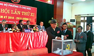 Đại hội Đảng bộ phường Ô Chợ Dừa (Đống Đa) lần thứ XI