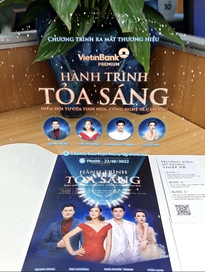 Thiệp mời công nghệ AR.