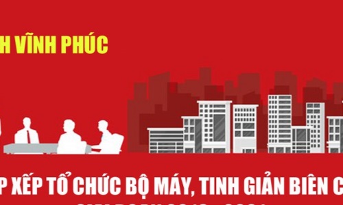 Vĩnh Phúc quyết liệt sắp xếp tinh gọn tổ chức bộ máy, tinh giản biên chế