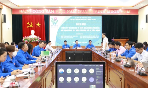 Diễn đàn “Phát huy vai trò của tổ chức đoàn trong tham gia xây dựng Đảng, xây dựng cơ quan, đơn vị vững mạnh”