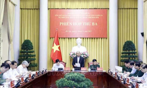 Đồng chí Trương Thị Mai dự họp Phiên thứ ba Ban Chỉ đạo Xây dựng Đề án Tổng kết 10 năm thực hiện Nghị quyết Trung ương 8