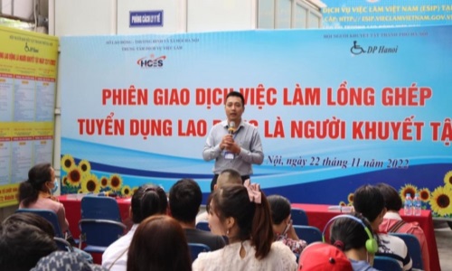 Thêm gần 400 cơ hội việc làm cho người khuyết tật tại Hà Nội
