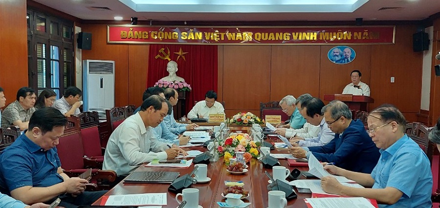 Toàn cảnh buổi làm việc.