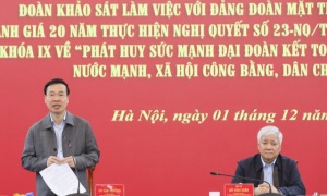 Thường trực Ban Bí thư Võ Văn Thưởng: Phát huy sức mạnh nội sinh để xây dựng, phát triển đất nước