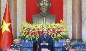Chủ tịch nước gặp mặt cựu chiến binh Bộ đội Tên lửa Phòng không và Sư đoàn 361