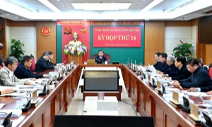Kỳ họp thứ 24 của Ủy ban Kiểm tra Trung ương