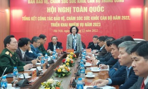 Tiếp tục nâng cao chất lượng công tác bảo vệ, chăm sóc sức khỏe cán bộ