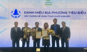 Vĩnh Phúc đạt danh hiệu “Địa phương tiêu biểu xây dựng hệ sinh thái khởi nghiệp năm 2022”