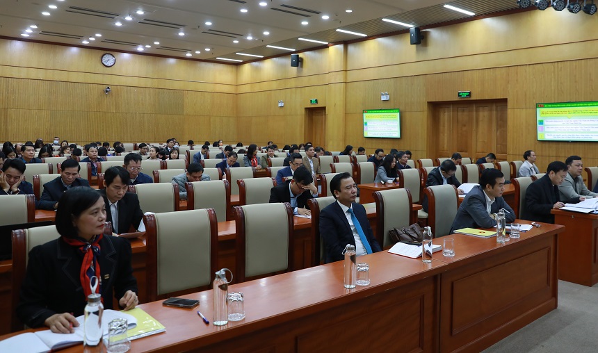 Điểm cầu Đảng ủy Khối Các cơ quan Trung ương.