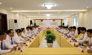 Hội đàm, ký kết hợp tác giữa Ban Tổ chức Tỉnh ủy Quảng Bình và Ban Tổ chức Tỉnh ủy Khăm Muộn