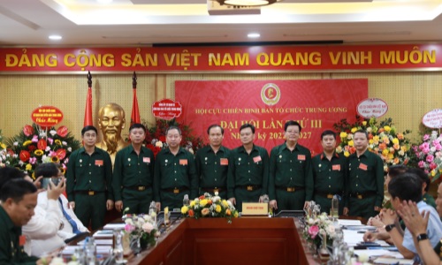 Đại hội Hội Cựu chiến binh Ban Tổ chức Trung ương thành công tốt đẹp