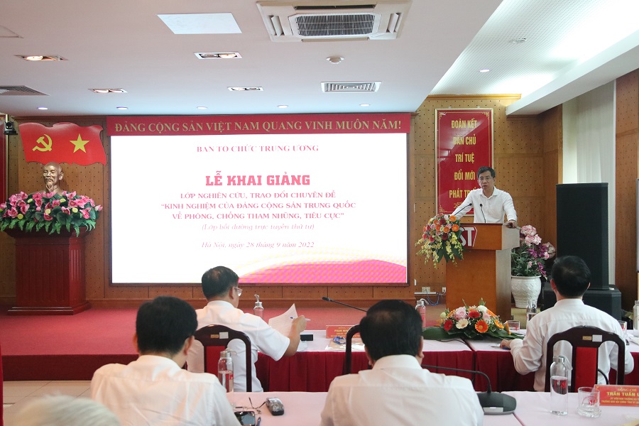 Quang cảnh buổi Lễ khai giảng.