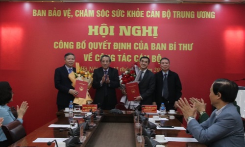 Ban Bảo vệ, chăm sóc sức khỏe cán bộ Trung ương công bố quyết định của Ban Bí thư về công tác cán bộ