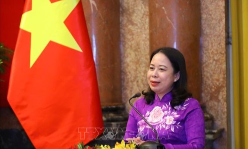 Đồng chí Võ Thị Ánh Xuân, Phó Chủ tịch nước giữ Quyền Chủ tịch nước