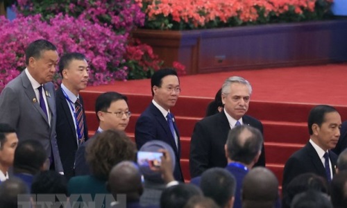Chủ tịch nước dự Lễ khai mạc Diễn đàn cấp cao Vành đai và Con đường 3
