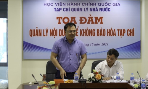 Tọa đàm "Quản lý nội dung để không báo hóa tạp chí khoa học"