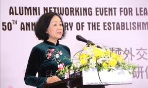 Đồng chí Trương Thị Mai gặp mặt cán bộ lãnh đạo, quản lý từng tham gia bồi dưỡng tại Nhật Bản