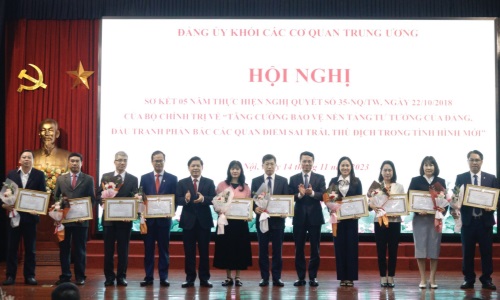 Tăng cường bảo vệ nền tảng tư tưởng của Đảng trong Đảng bộ Khối Các cơ quan Trung ương