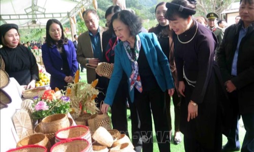 Thường trực Ban Bí thư, Trưởng Ban Tổ chức Trung ương dự Ngày hội Đại đoàn kết toàn dân tộc tại tỉnh Thái Nguyên