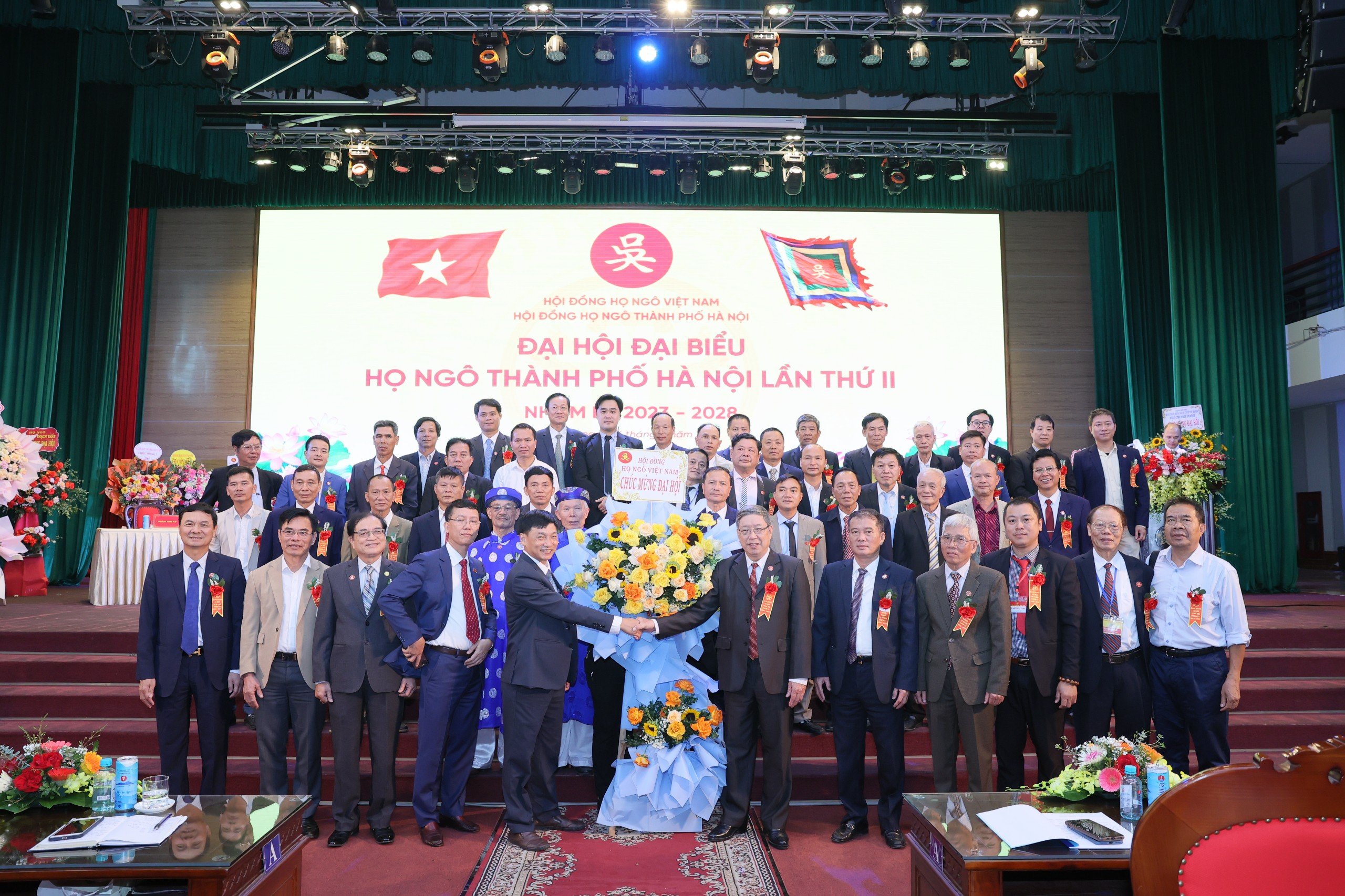 Ban chấp hành Hội đồng họ Ngô thành phố Hà Nội nhiệm kỳ II (2023 - 2028) ra mắt.