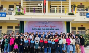 Văn phòng Ban Tổ chức Trung ương với Chương trình thiện nguyện “Đông ấm cho em” tại Hà Giang