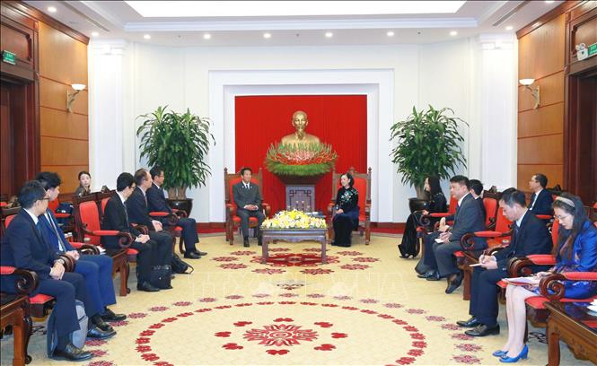 Quang cảnh buổi tiếp.