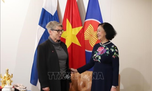 Thường trực Ban Bí thư, Trưởng Ban Tổ chức Trung ương Trương Thị Mai thăm và làm việc tại Phần Lan