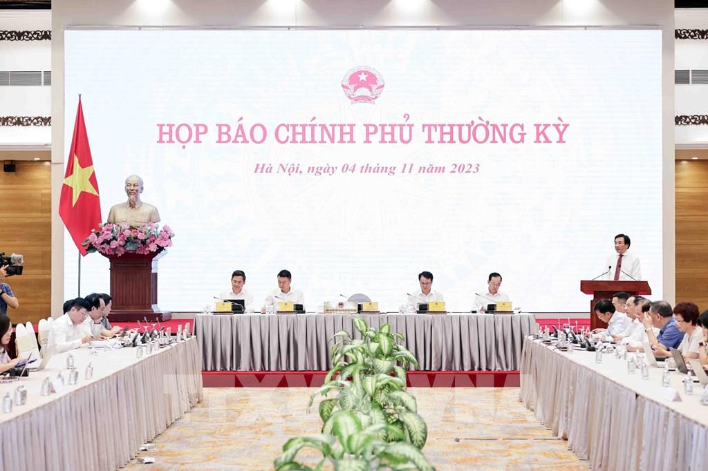 Toàn cảnh Họp báo.
