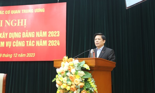 Đảng bộ Khối Các cơ quan Trung ương tổng kết công tác năm 2023, triển khai nhiệm vụ năm 2024