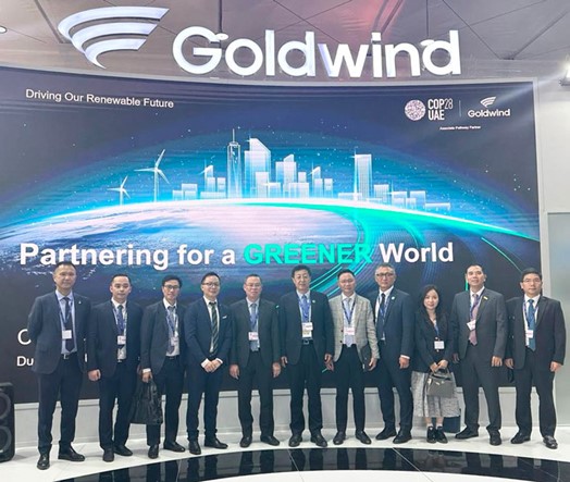 VietinBank và Goldwind thảo luận hợp tác để thúc đẩy năng lượng điện gió tại Việt Nam.
