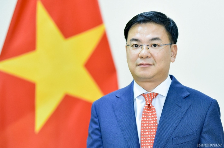 Thứ trưởng Bộ Ngoại giao Phạm Quang Hiệu, Chủ nhiệm Ủy ban Nhà nước về người Việt Nam ở nước ngoài. Ảnh: baochinhphu.vn
