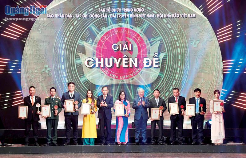 Báo Quảng Ngãi có tác phẩm đoạt giải chuyên đề Giải Búa liềm vàng lần thứ VI - năm 2021.