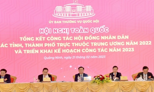 Khai mạc Hội nghị toàn quốc tổng kết và triển khai kế hoạch công tác HĐND năm 2023