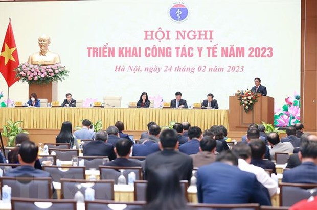 Thủ tướng Phạm Minh Chính phát biểu chỉ đạo tại Hội nghị. (Ảnh: Dương Giang/TTXVN).