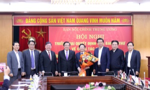 Ban Nội chính Trung ương có tân Phó Ban