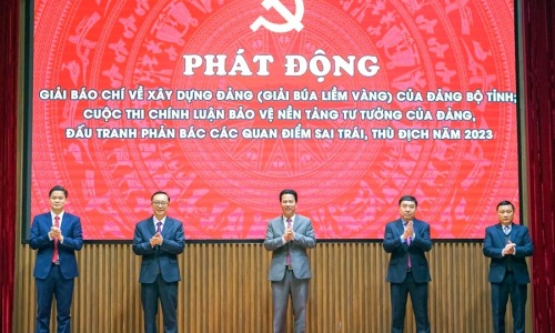 Hà Giang phát động Giải báo chí về xây dựng Đảng và Cuộc thi chính luận bảo vệ nền tảng tư tưởng của Đảng