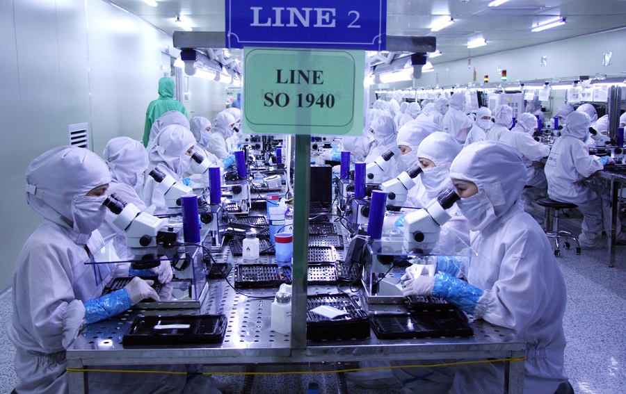 Dây chuyền kiểm tra, đánh giá chất lượng sản phẩm tại Công ty TNHH Daeyang Hà Nội, Cụm công nghiệp Đồng Đình (Tân Yên).