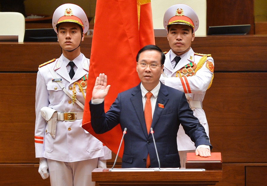 Chủ tịch nước Võ Văn Thưởng tuyên thệ trước Quốc hội, trước cử tri cả nước.