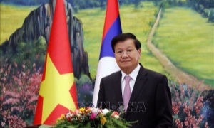 Điện mừng Kỷ niệm 68 năm Ngày thành lập Đảng Nhân dân Cách mạng Lào