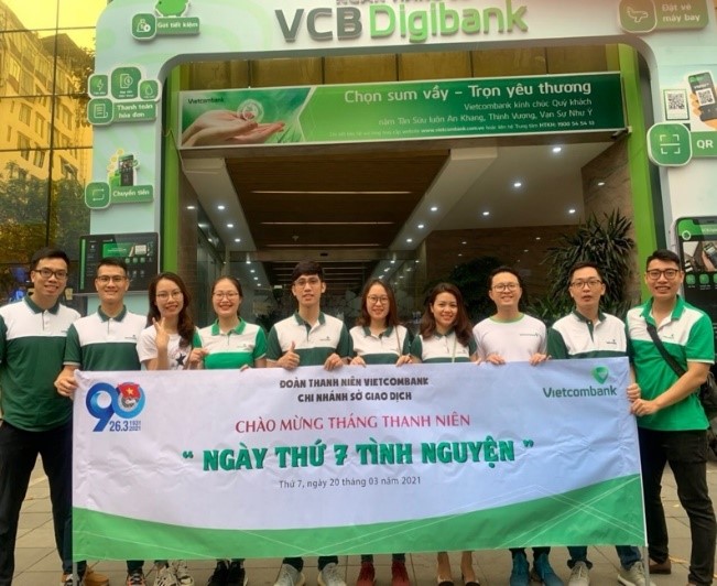 Các hoạt động tình nguyện, an sinh thường xuyên được BCH Đảng ủy và BCH Đoàn thanh niên Vietcombank Sở giao dịch tổ chức.